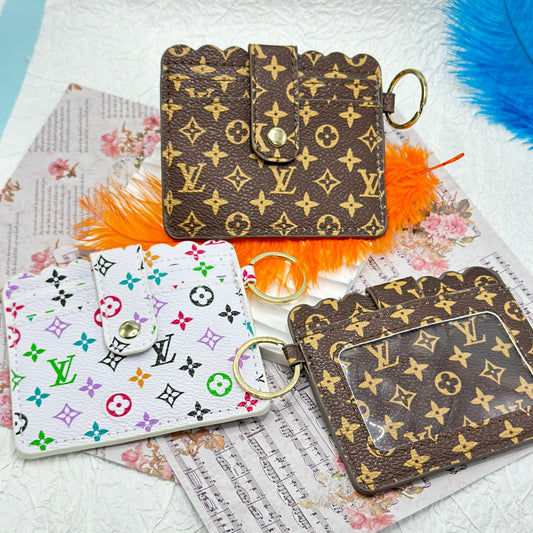 Designer Special Names LV Card Holder  Wallets, Tassel, and Bangle