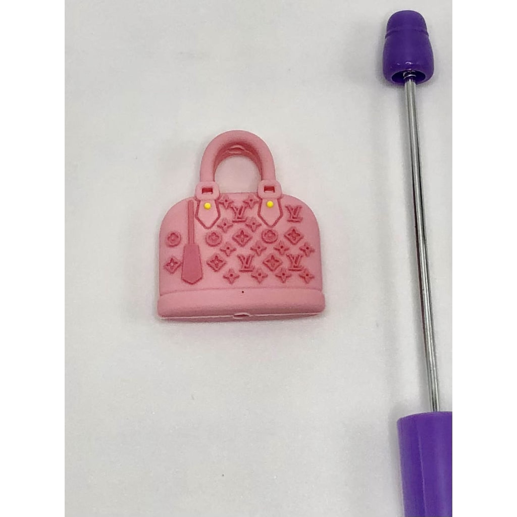 Pink VL Bag Purse Silicone Focal Beads